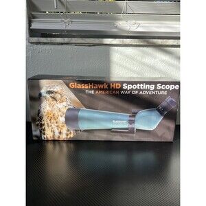GlassHawk HD Spotting Scope 20-60x80mm With Tri-pod And Case Bag Bird Watching